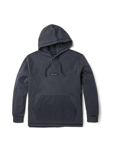Timberland Mixed Media Garment Dye Hoodie 'Dark Grey' A6JWK-001