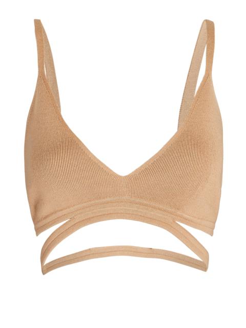 Merino Wool-Blend Bra top