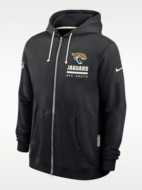 Jacksonville Jaguars Utility Player Sideline Men's Nike Dri-FIT NFL Full-Zip Hoodie