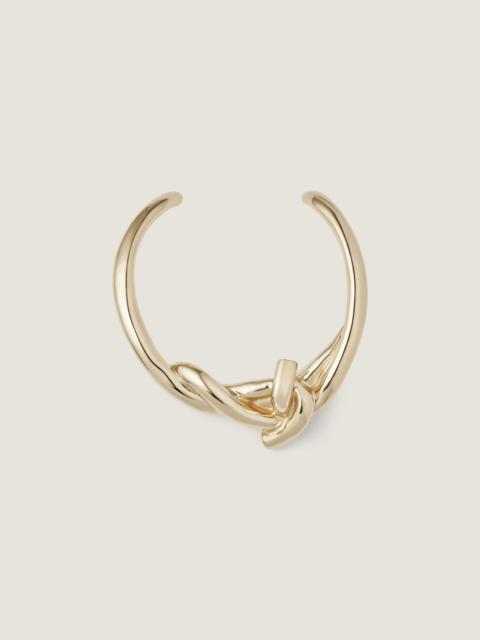 CHAIN LINK TORQUE NECKLACE IN METAL