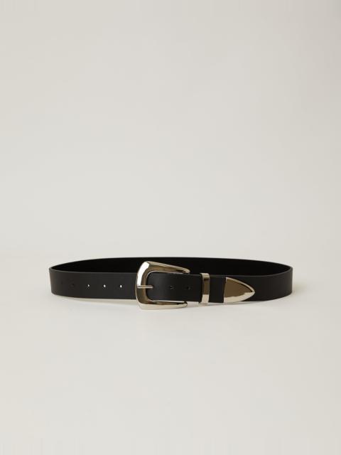 B-LOW THE BELT JORDANA MINI BELT BLACK SILVER