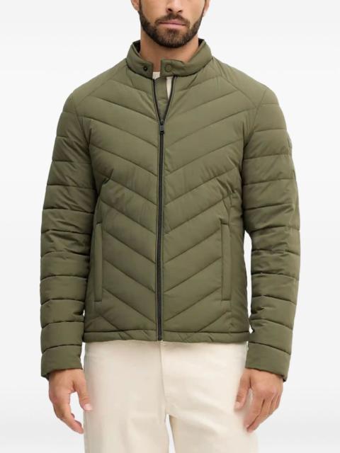 chevron-padded jacket