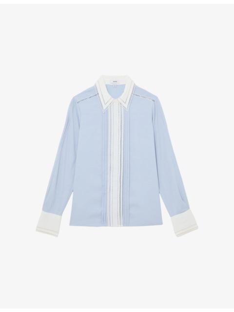 Luma Tipped Long-Sleeve Woven Shirt