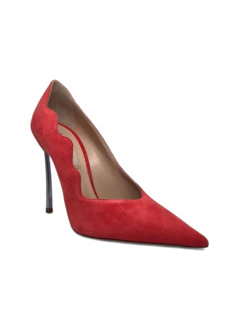 scalloped stiletto pumps