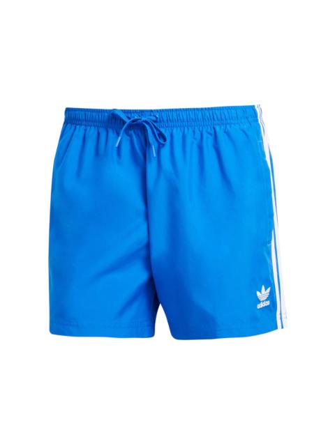 adidas Adicolor 3-Stripes 5-Inch Swim Shorts Blue