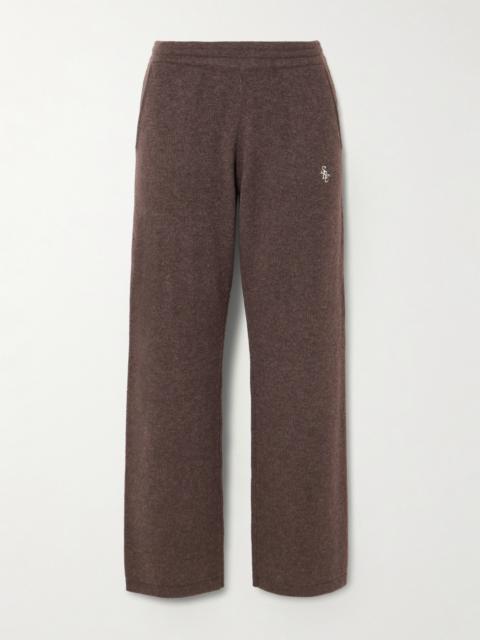 Src Embroidered Cashmere And Wool-blend Pants