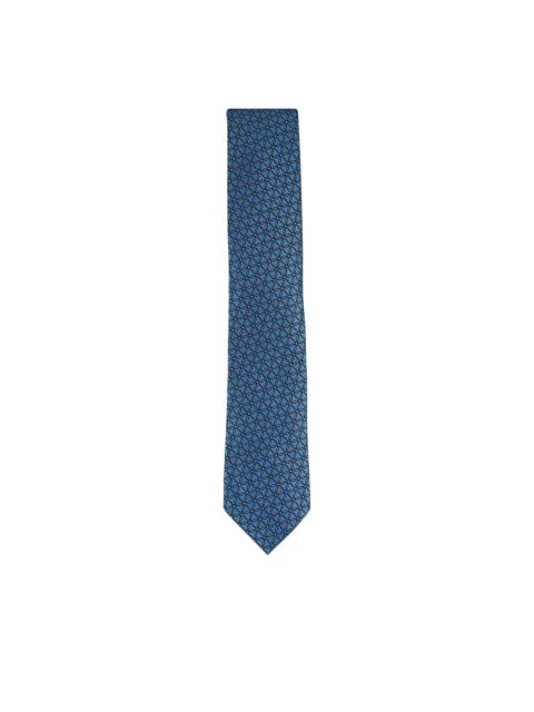geometric-pattern tie