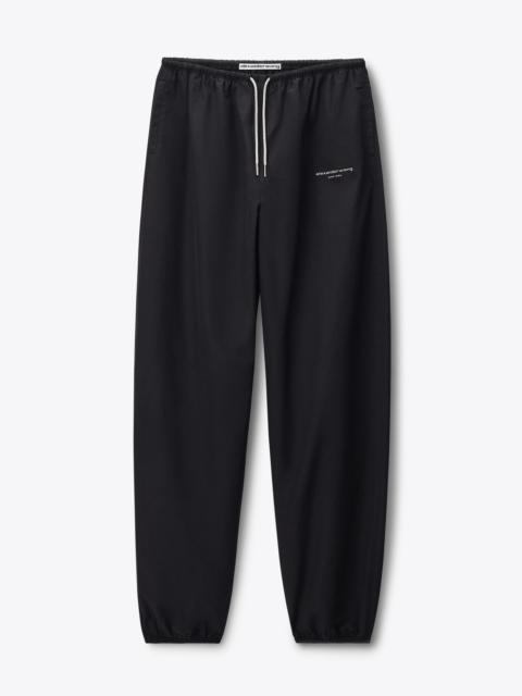 CRYSTAL DRAWCORD MID-RISE TRACK PANT