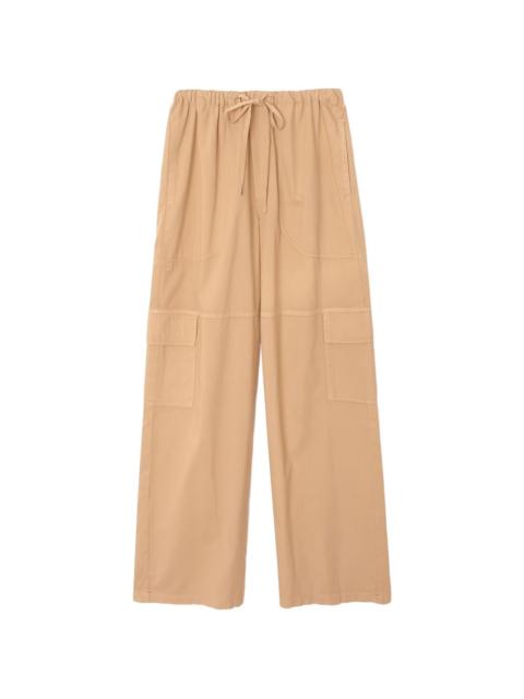 drawstring pocket trousers