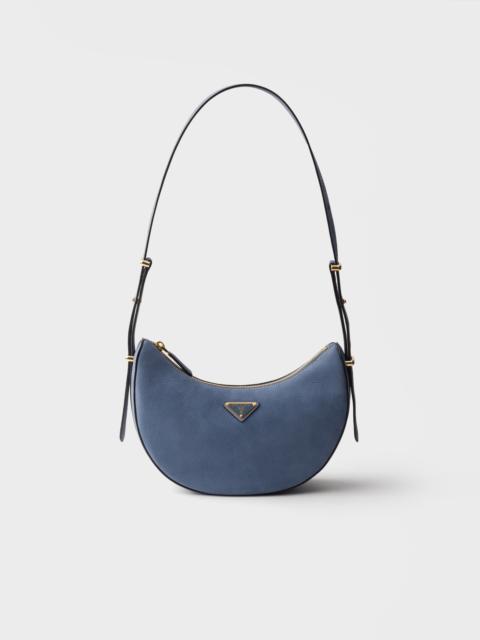 Prada Arqué small nubuck leather bag