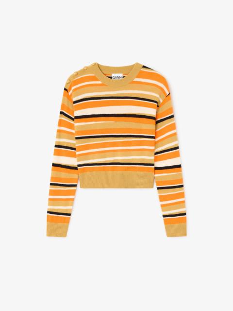 STRIPED CASHMERE SWEATER