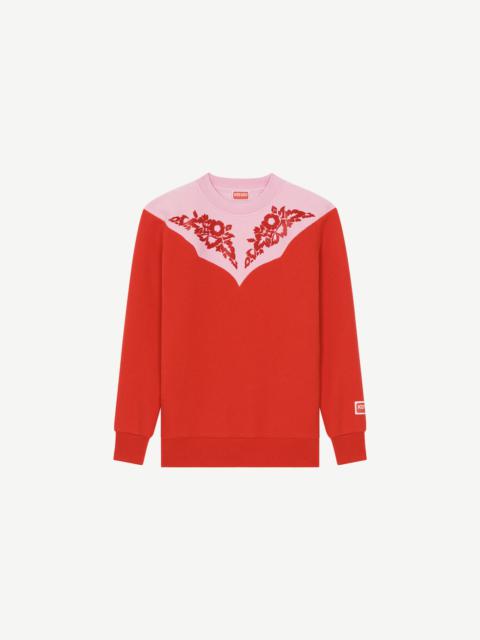'Western Flower' sweatshirt