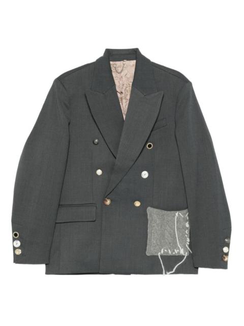 Edinburgh double-breasted blazer