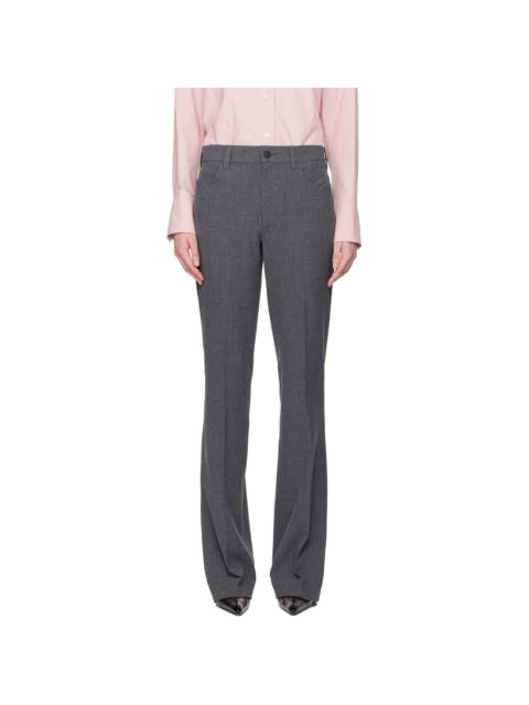 Gray Long Trousers