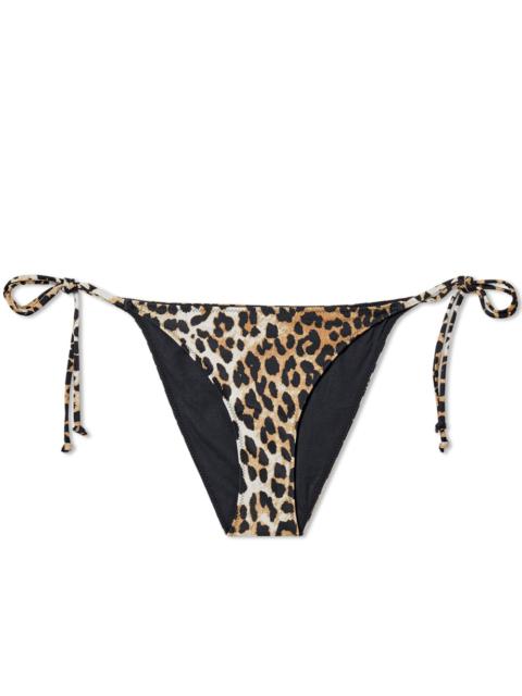 GANNI Tie Side Bikini Bottom