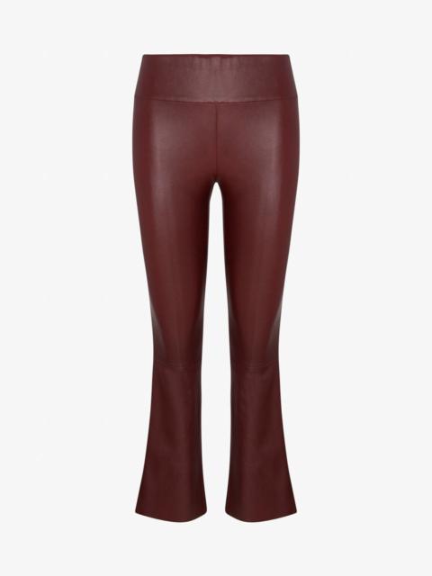 PINOT LEATHER CROP FLARE