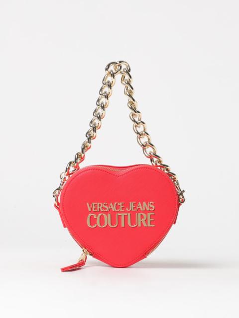 Versace Jeans Couture bag in saffiano synthetic leather with metallic logo