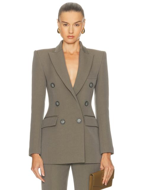 Double Breasted Fitted Blazer