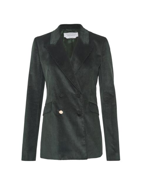 Angela Blazer in English Green Sea Island Cotton Corduroy
