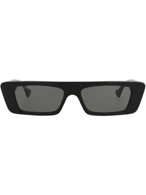 Gucci Square-Frame Recycled Acetate Sunglasses Black Black Grey (GG1331S-30013890-001)