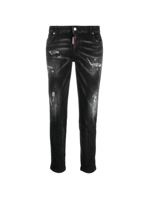 Cool Girl distressed slim-leg jeans