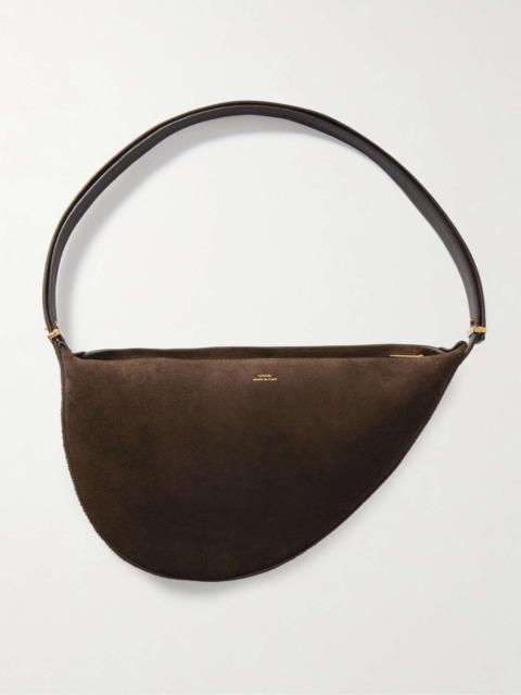 Suede shoulder bag Brown