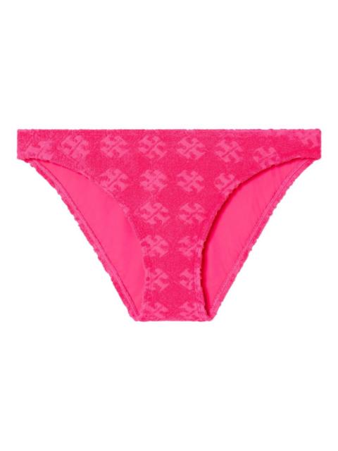 terry-cloth bikini bottoms