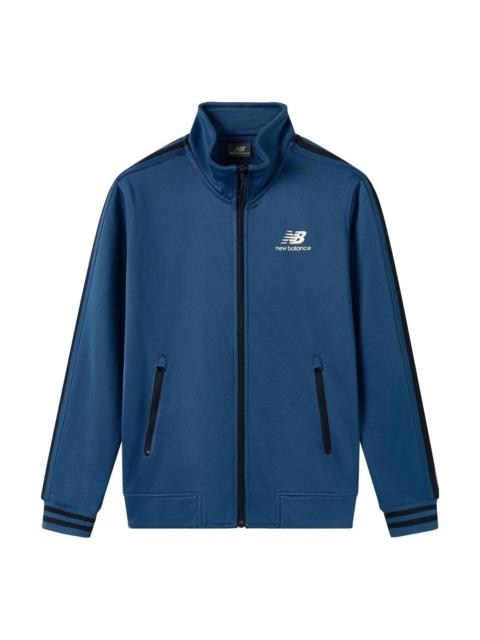 New Balance Athletics Fleece Jacket 'Blue' MD649023-NV