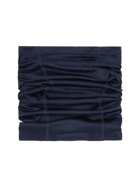 SSENSE Exlusive Navy Cache-Cou Jersey Wool Neck Warmer