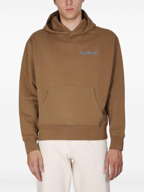 hooded kangaroo-pocket hoodie