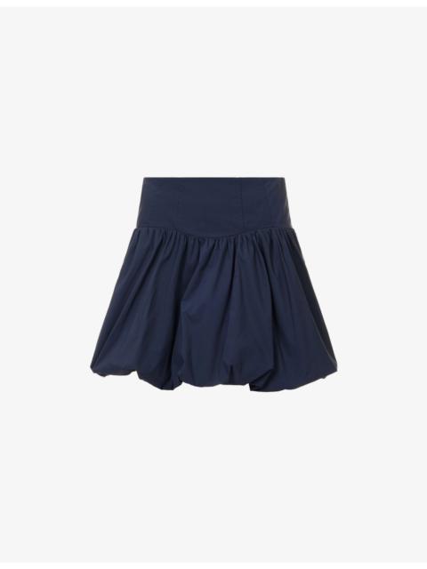 Pippa Bubble Cotton-Blend Mini Skirt