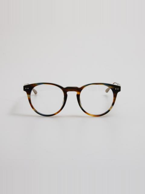 Men's Kaan Oval Optical Frame in Earth Horn