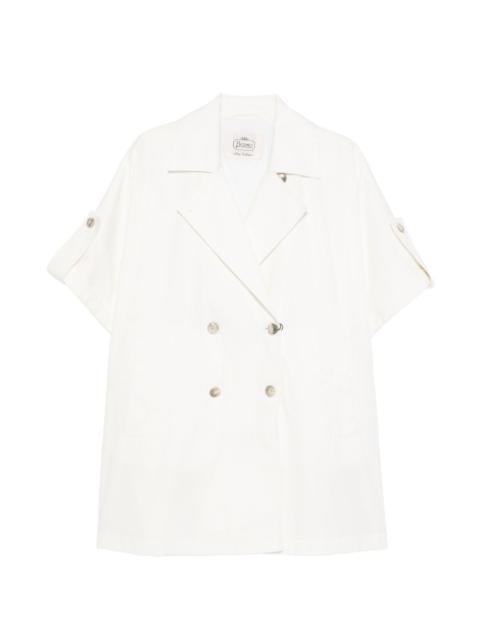 double-breasted coat