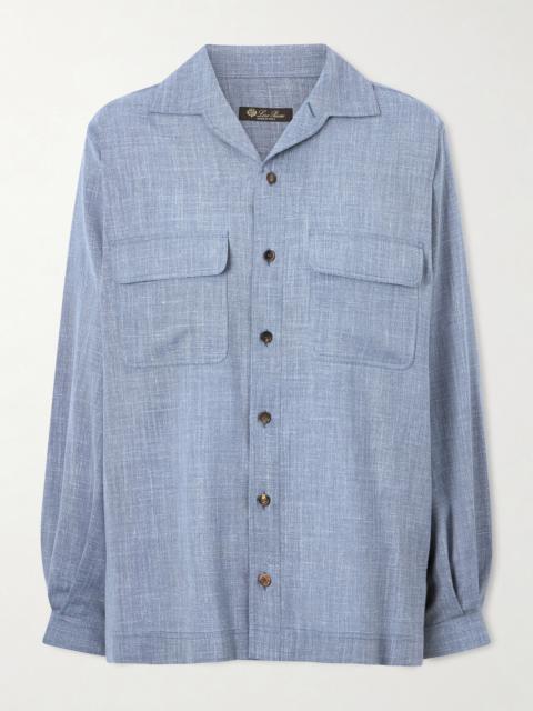 Ida Wool, Silk And Linen-blend Shirt