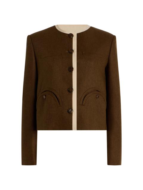 Shamo Silk Jacket brown