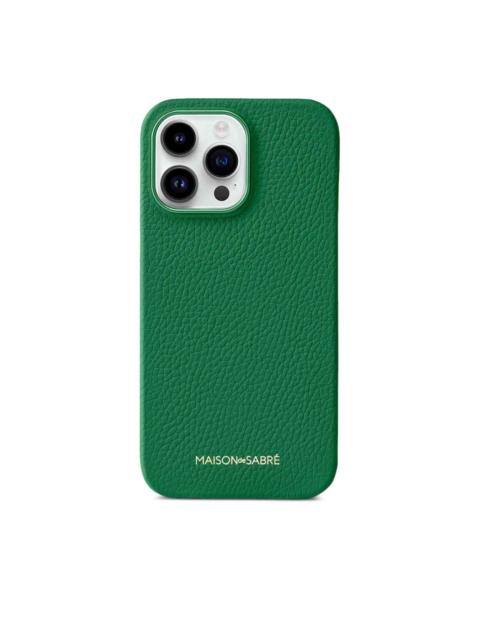 iPhone 15 Pro Max leather phone case