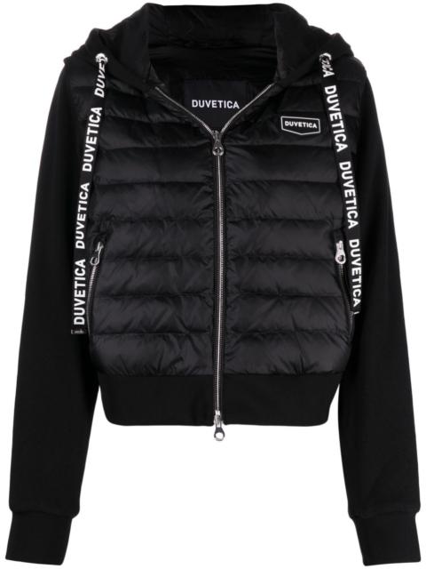 Bolsena panelled hooded puffer jacket