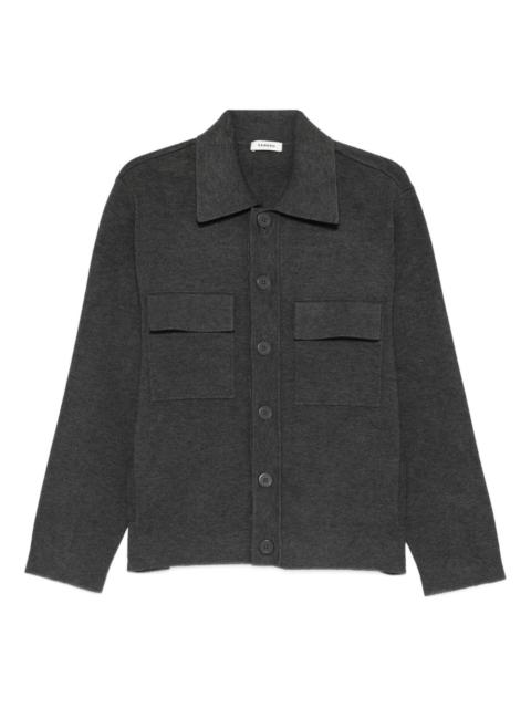buttoned pocket cardigan