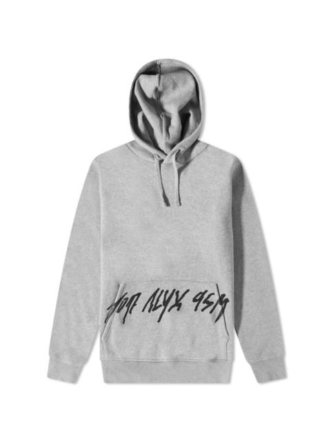1017 ALYX 9SM Script Hem Popover Hoody