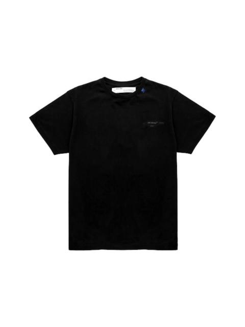 OFF-WHITE Oversized Fit Unfinished T-Shirt Black/White