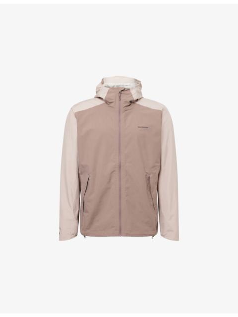 Outscape 2L Logo-Patch Shell Jacket