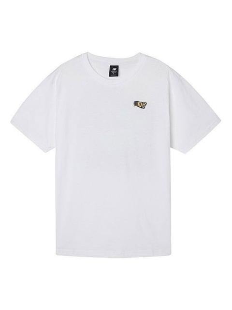 New Balance Graphic Print Tee 'White Multi' AMT01548-WT