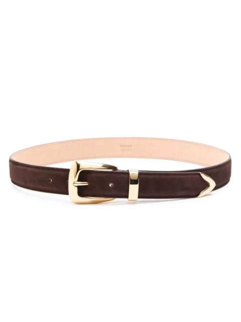 Khaite Benny Suede Belt