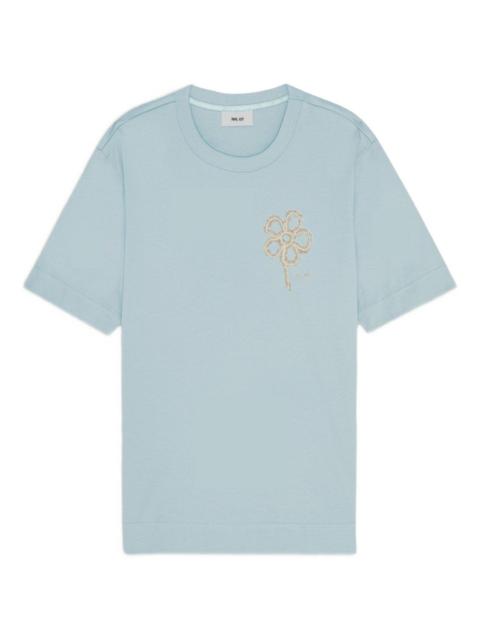 Pedro flower-embroidered T-shirt
