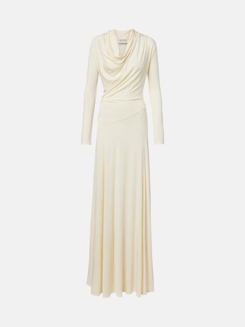 Vevina jersey maxi dress