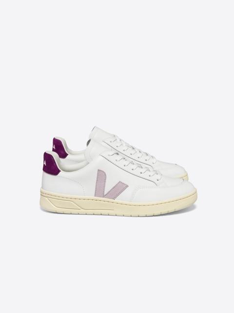 V-12 LEATHER WHITE PARME MAGENTA