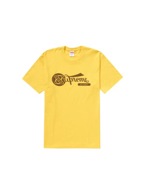 Supreme Records Tee Yellow