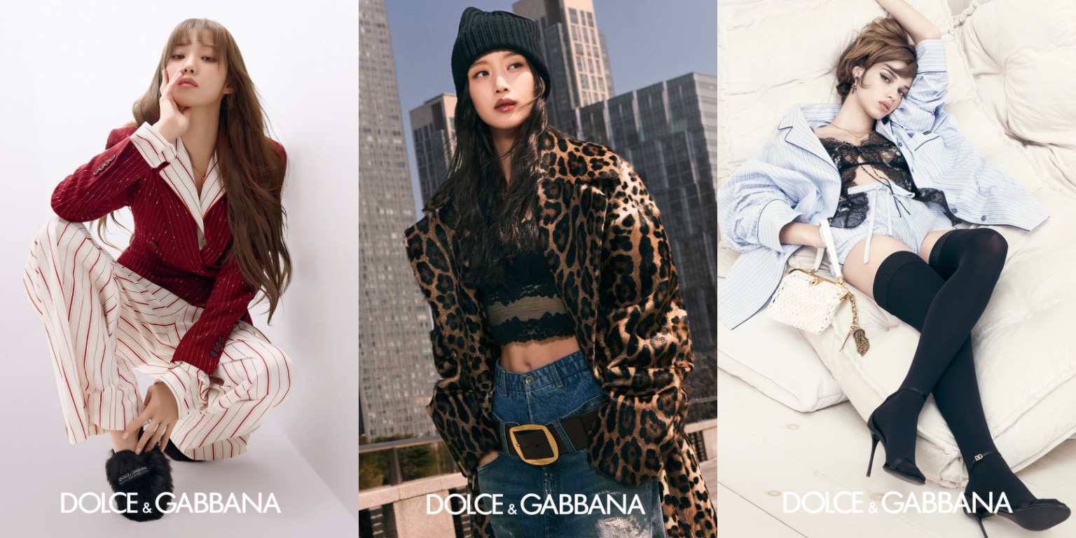 Models showcasing the Dolce & Gabbana runway collections