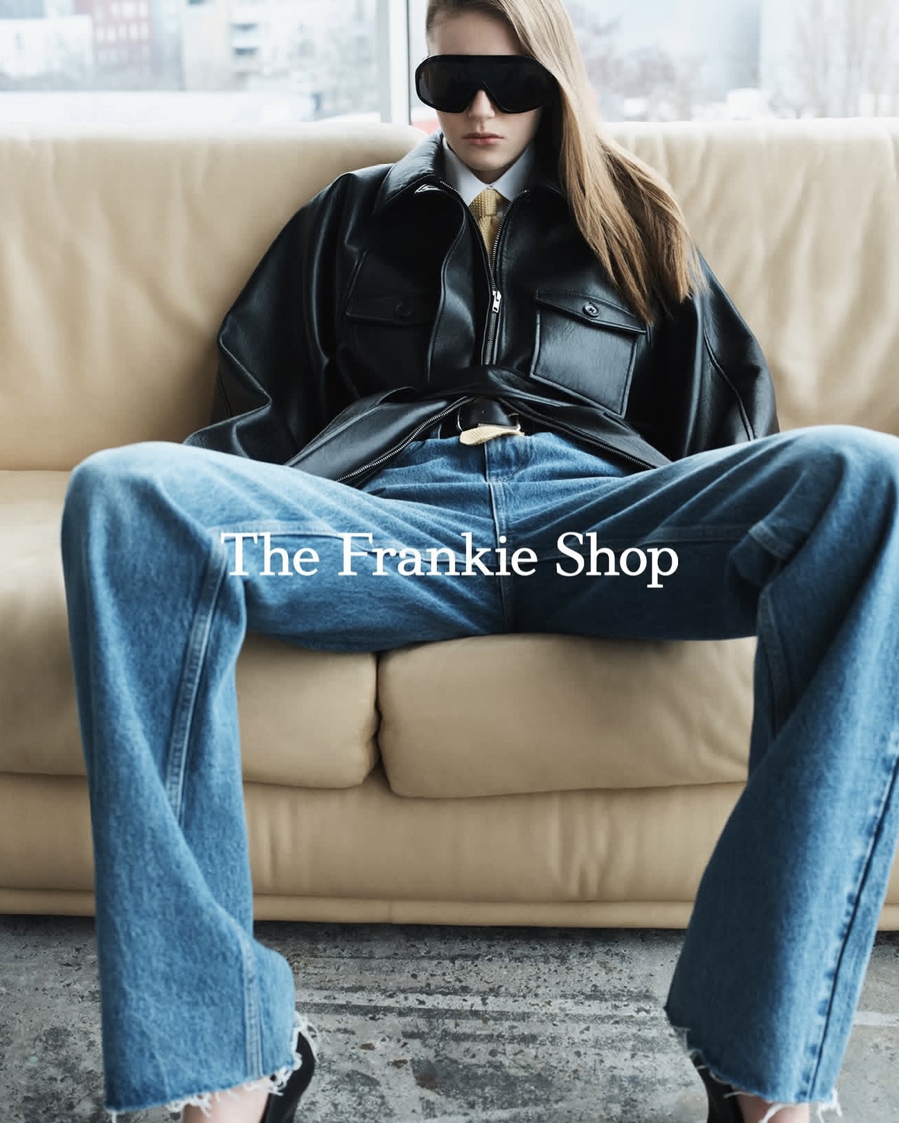 Oversized tailoring from The Frankie Shop 2026 runway collection