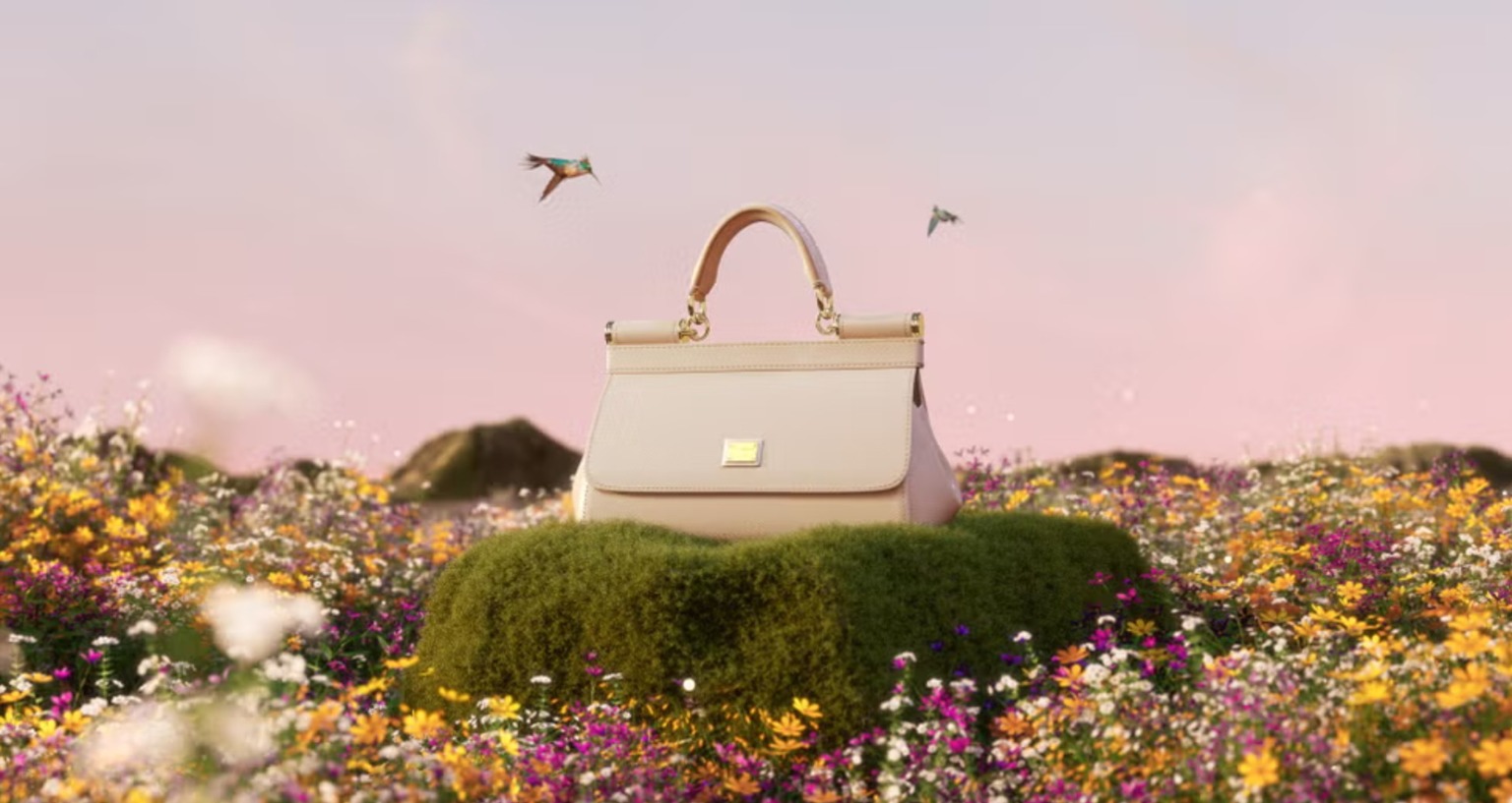 A classic leather Dolce & Gabbana Sicily handbag displaying its single top handle and structured shape.